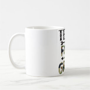 Team Fünfte Klasse zurück zum Schultag Camouflage Kaffeetasse