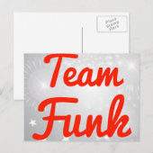 Team-Funk Postkarte (Vorne/Hinten)