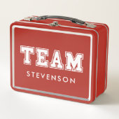 Team für benutzerdefinierte Familie Metall Brotdose (Vorderseite)