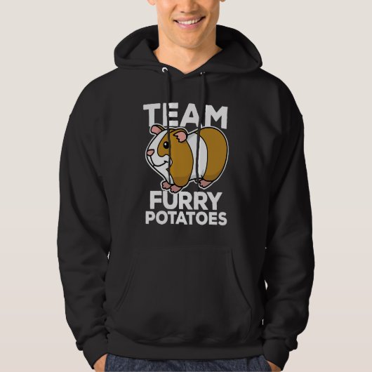Team Furry Potatoes Meerschweinchen Team Hoodie (Vorderseite)