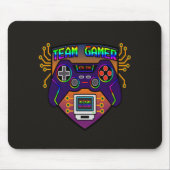 Team Gamer, Retro-Gaming-Controller-Mauspad Mousepad (Vorne)