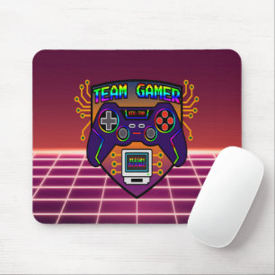 Team Gamer, Retro-Gaming-Fan, Retro-Controller Mousepad