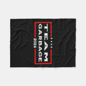 Team Garbage 2024 2 Fleecedecke (Vorderseite (Horizontal))