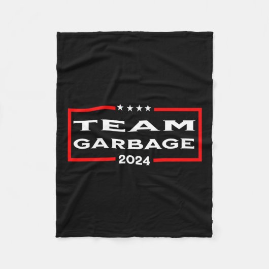 Team Garbage 2024 2 Fleecedecke (Vorderseite)