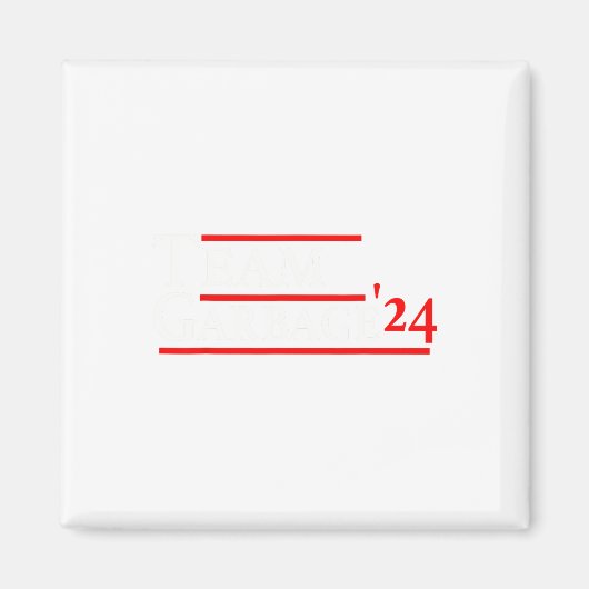 Team Garbage 2024 3 Magnet (Vorne)