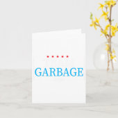 Team Garbage 2024 Trump US-Wahl Karte (Gelbe Blume)