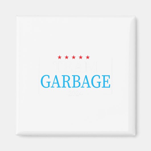 Team Garbage 2024 Trump US-Wahl Magnet (Vorne)