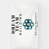 Team Gebäude Dream Team Firmenlogo Banner (Vertikal)