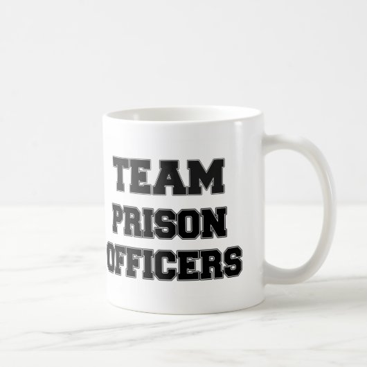 Team-Gefängnisaufseher Kaffeetasse (Rechts)
