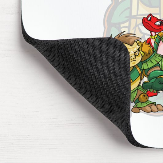 Team-Geheimnis-Insel-Gruppe Mousepad (Ecke)