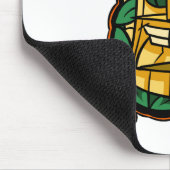 Team-Geheimnis-Insel-Logo Mousepad (Ecke)