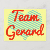 Team Gerard Postkarte (Vorderseite)