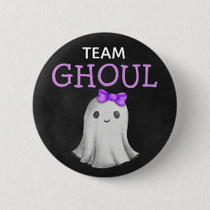 Team Ghoul Halloween Genderenthüllung Button