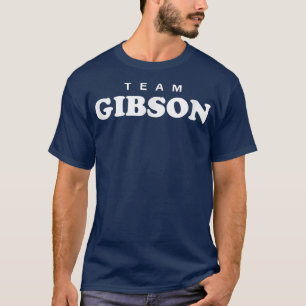 Team Gibson Nachname Wedding Surname Bride und Gr T-Shirt