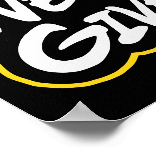 Team gibt nie auf poster (Ecke)