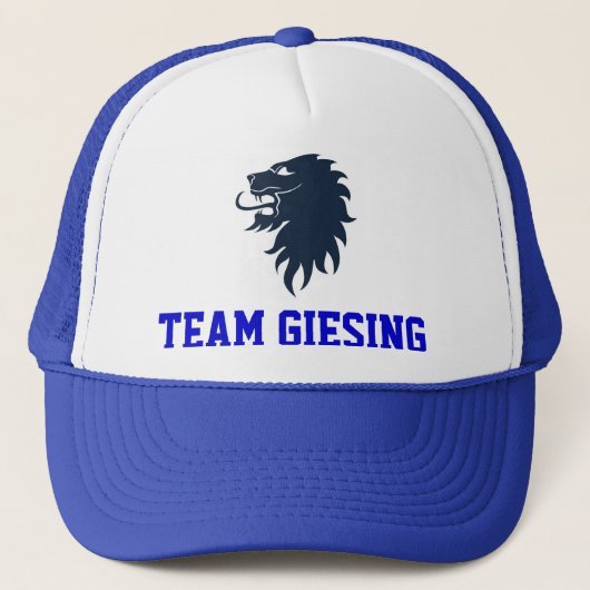 Team Giesing Cap blau Truckerkappe (Vorderseite)