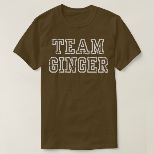 Team Ginger T-Shirt (Design vorne)