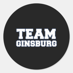 TEAM GINSBURG RUNDER AUFKLEBER