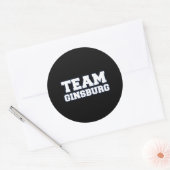 TEAM GINSBURG RUNDER AUFKLEBER (Umschlag)