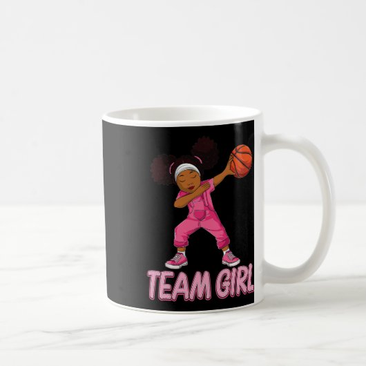 Team Girl Bysketbyll Bbyll Player Kaffeetasse (Rechts)