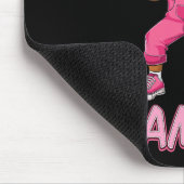 Team Girl Bysketbyll Bbyll Player Mousepad (Ecke)