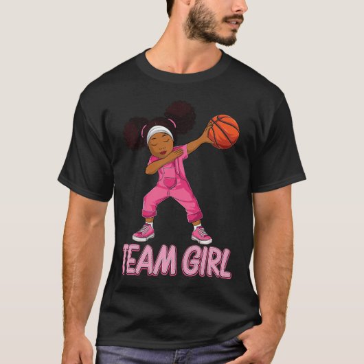 Team Girl Bysketbyll Bbyll Player T-Shirt (Vorderseite)