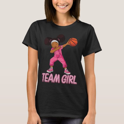 Team Girl Bysketbyll Bbyll Player T-Shirt (Vorderseite)