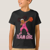 Team Girl Bysketbyll Bbyll Player T-Shirt (Vorderseite)