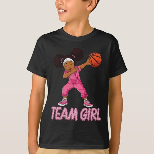 Team Girl Bysketbyll Bbyll Player T-Shirt (Vorderseite)