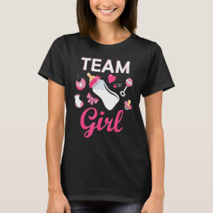 Team Girl Gender Reveal Baby Shower Team Pink Clas T-Shirt