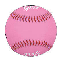 Team Girl Gender Reveal Baseball