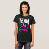 Team Girl Gender Reveal Party Team Pink Baby Annou T-Shirt (Vorne ganz)