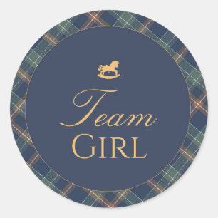 Team Girl Geschlecht Enthüllung Abstimmung Sticker