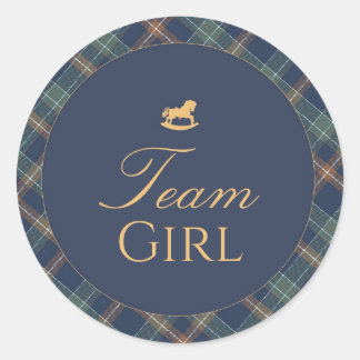 Team Girl Geschlecht Enthüllung Abstimmung Sticker