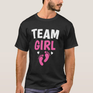 Team Girl Geschlecht Enthüllung Baby Dusche T-Shirt