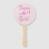 Team Girl mit Rattle Fächer (Vorderseite)