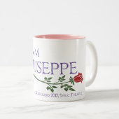 Team-Giuseppe-Tasse Zweifarbige Tasse (VorderseiteRechts)