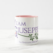 Team-Giuseppe-Tasse Zweifarbige Tasse (Mittel)