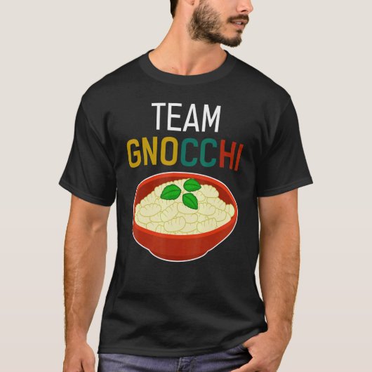 Team Gnocchi Italienischer Dumpling Food Spaß T-Shirt (Vorderseite)