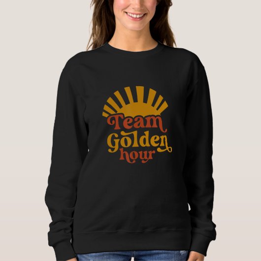 Team Golden Hour Fun Photographer Sweatshirt (Vorderseite)
