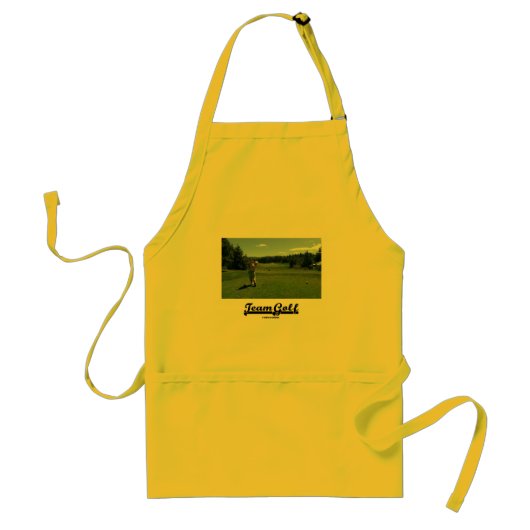 Team Golf (Golfer auf Golfplatz) Schürze (Vorne)
