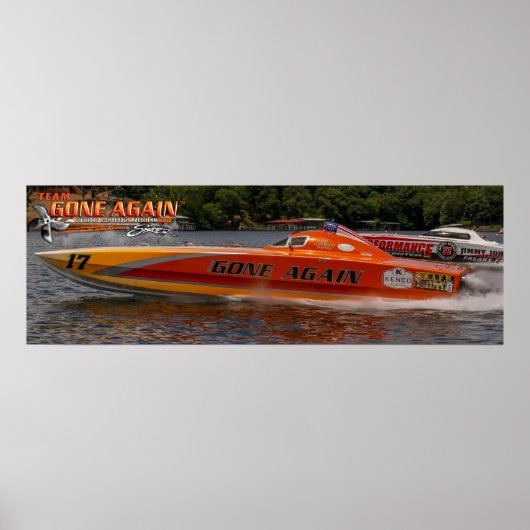 Team GONE WIEDER 388 Skater Poster (Vorne)