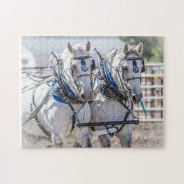 Team Gray Perchon Entwurf Pferde Puzzle