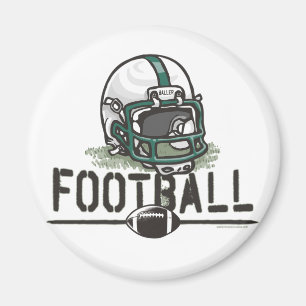 Team Green Football Gegerät Magnet