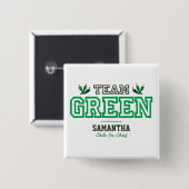 TEAM GREEN Mitglied Button (Vorne & Hinten)