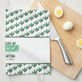 TEAM GREEN Mitglied Geschirrtuch (Viertel Falte)