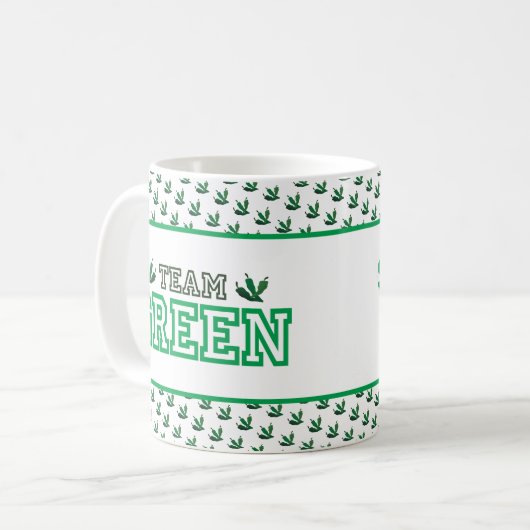 TEAM GREEN Mitglied Kaffeetasse (Vorderseite Links)