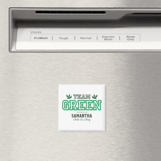 TEAM GREEN Mitglied Magnet (In Situ (Geschirrspüler))