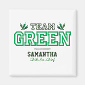 TEAM GREEN Mitglied Magnet (Vorne)