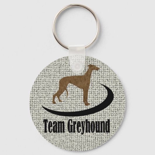 Team Greyhound Logo Schlüsselanhänger (Vorderseite)